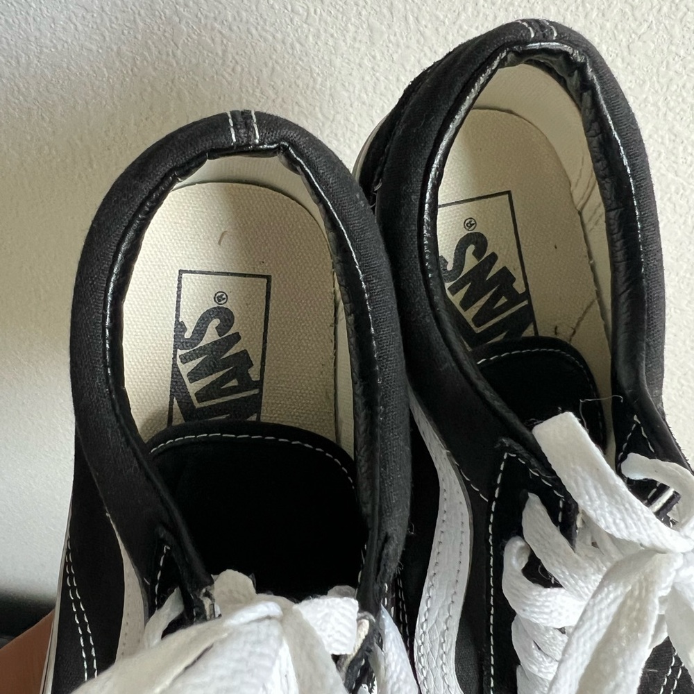 Vans Suede Black and White Sneakers - Picture 7 of 7
